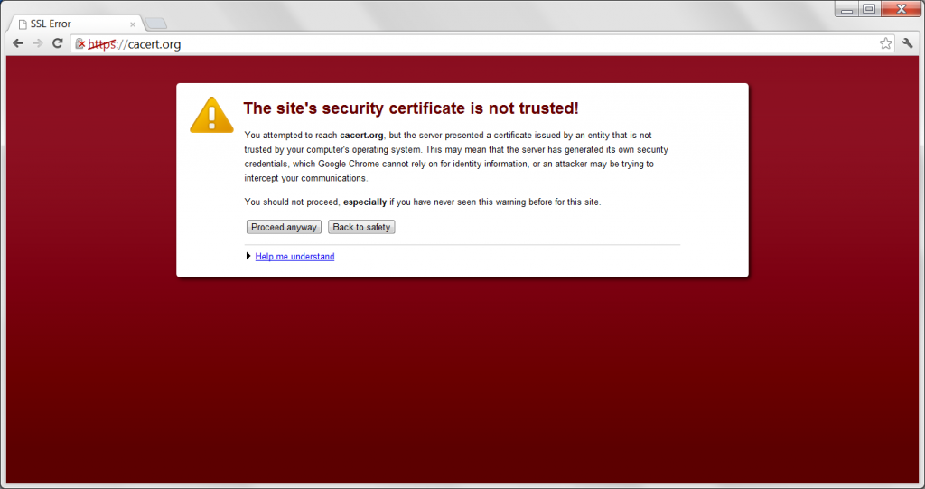 gmail opera mail client server certificate expired